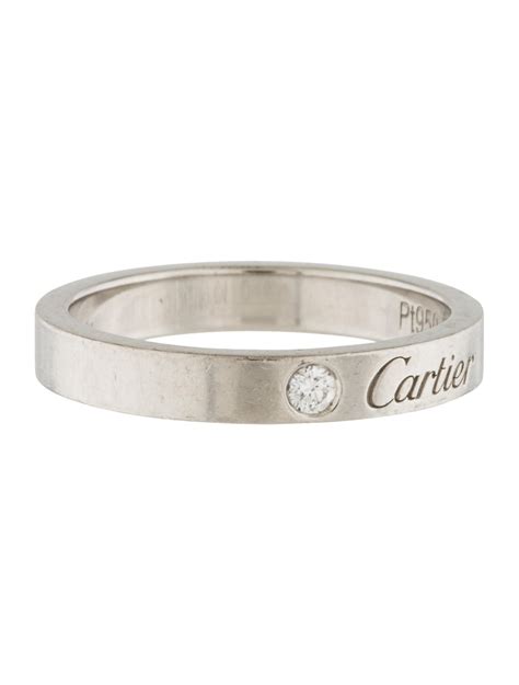 cartier love wedding band|950 platinum wedding band.